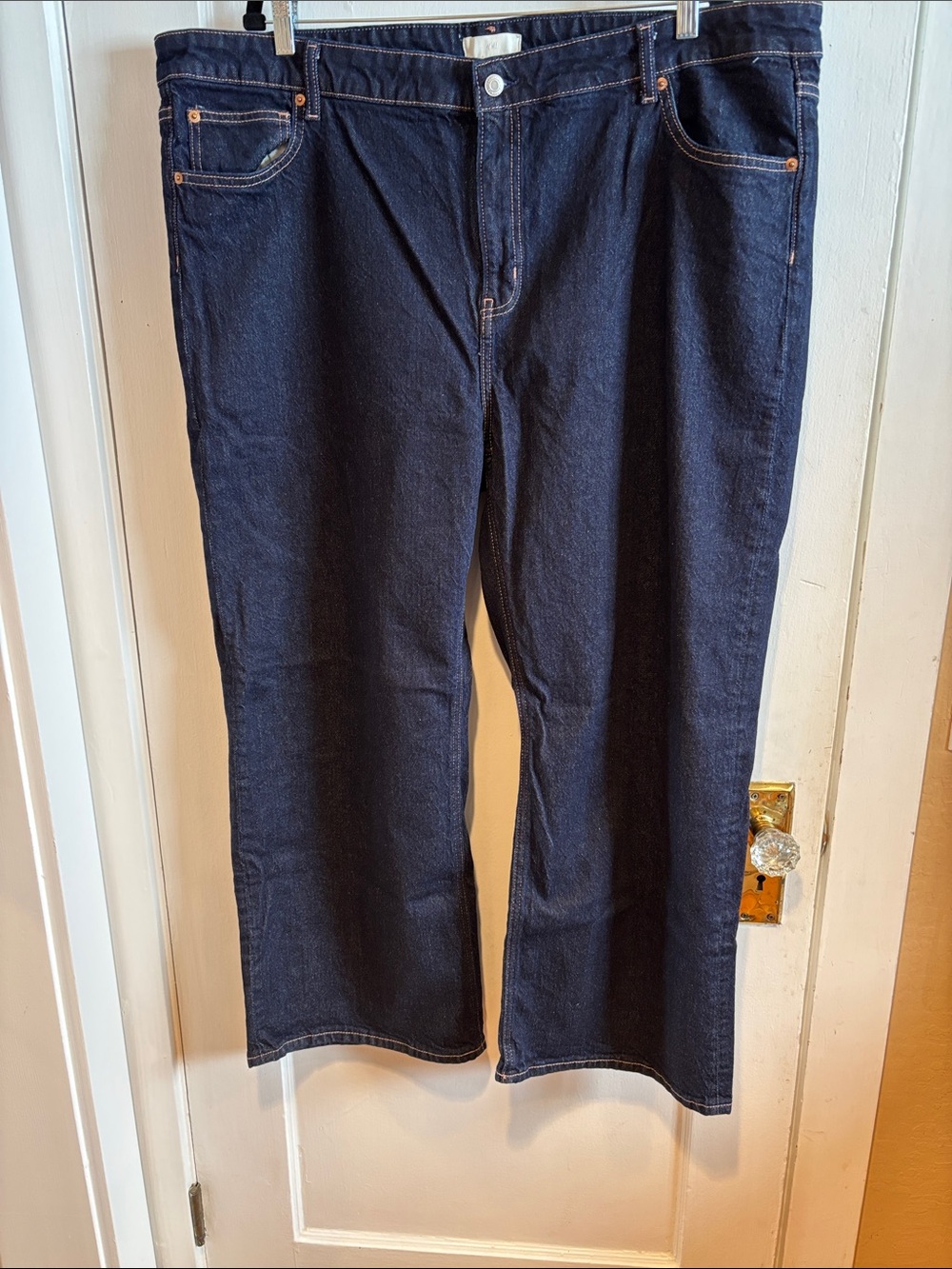 H&M Dark Blue Boot-Cut Jeans 24